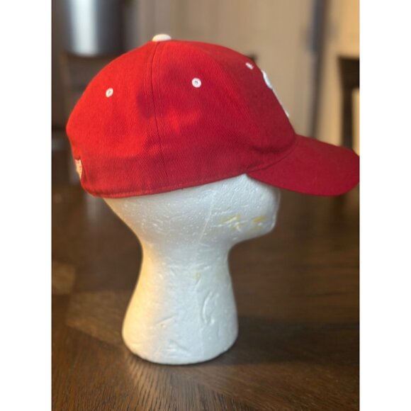 Detroit Red Wings Zephyr Adjustable Red Baseball Cap Hat Mens 7 3/8 - Picture 9 of 9